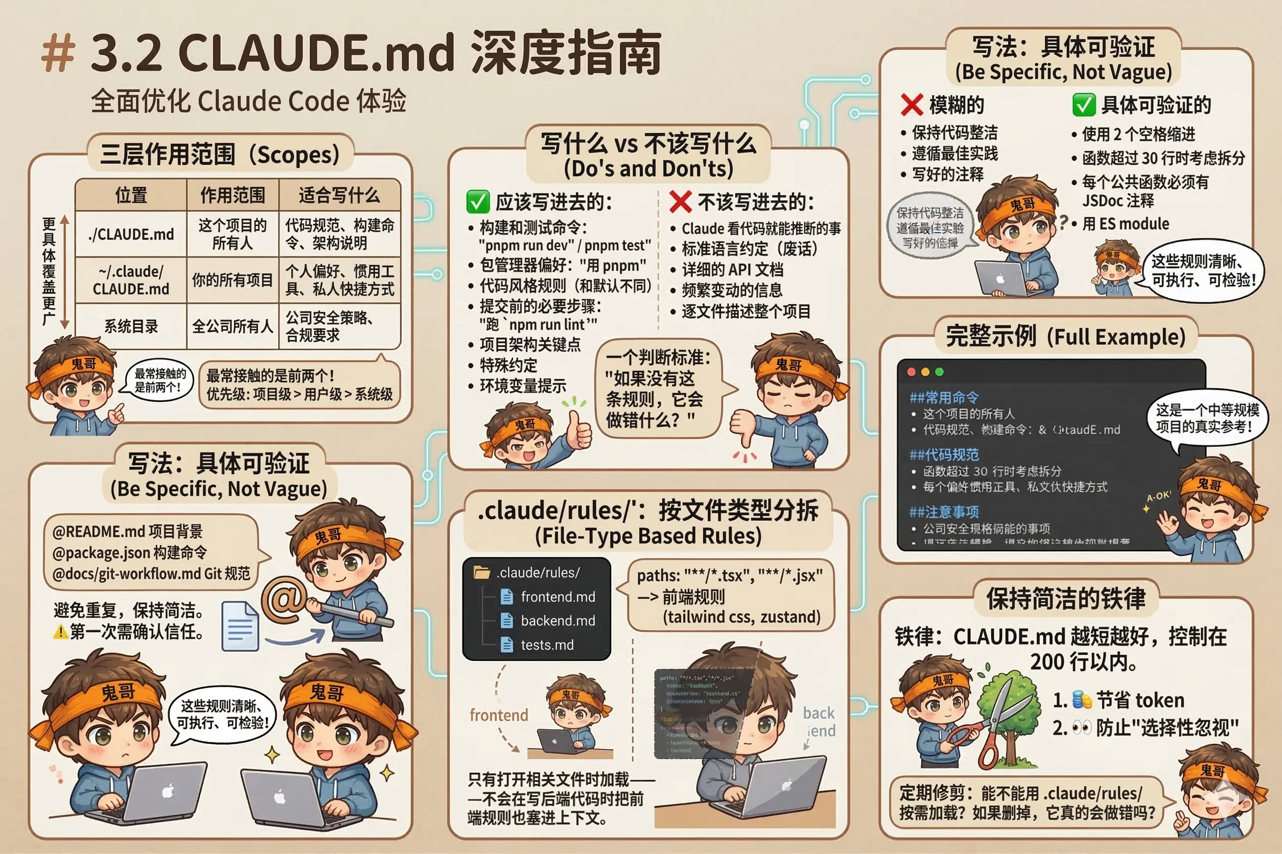3.2 CLAUDE.md 深度指南