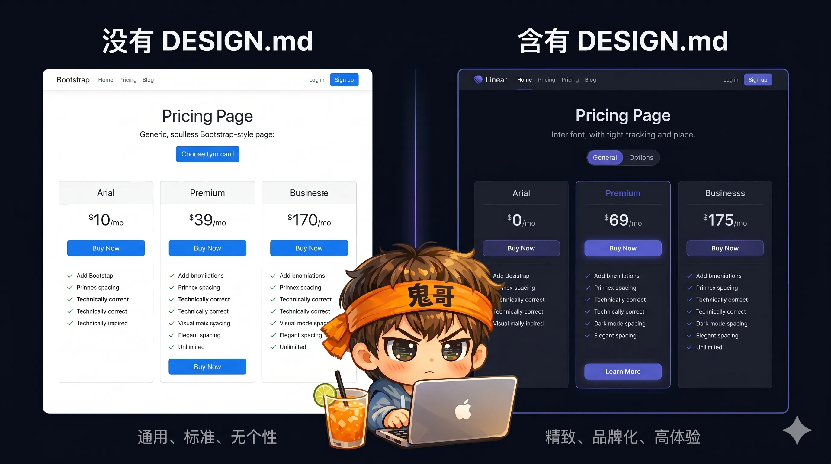 Claude Code 生成效果对比