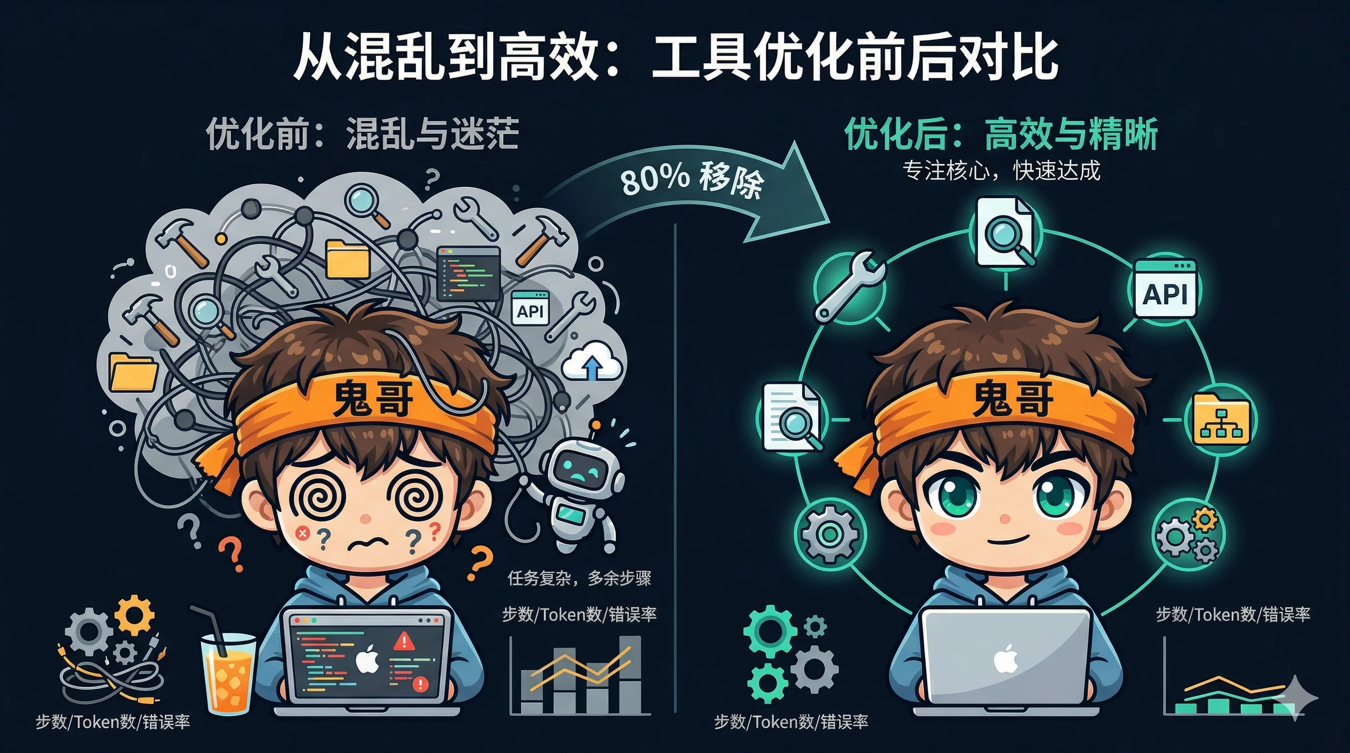 Voxel 的工具减法：移除 80% 工具后效果反而全面提升