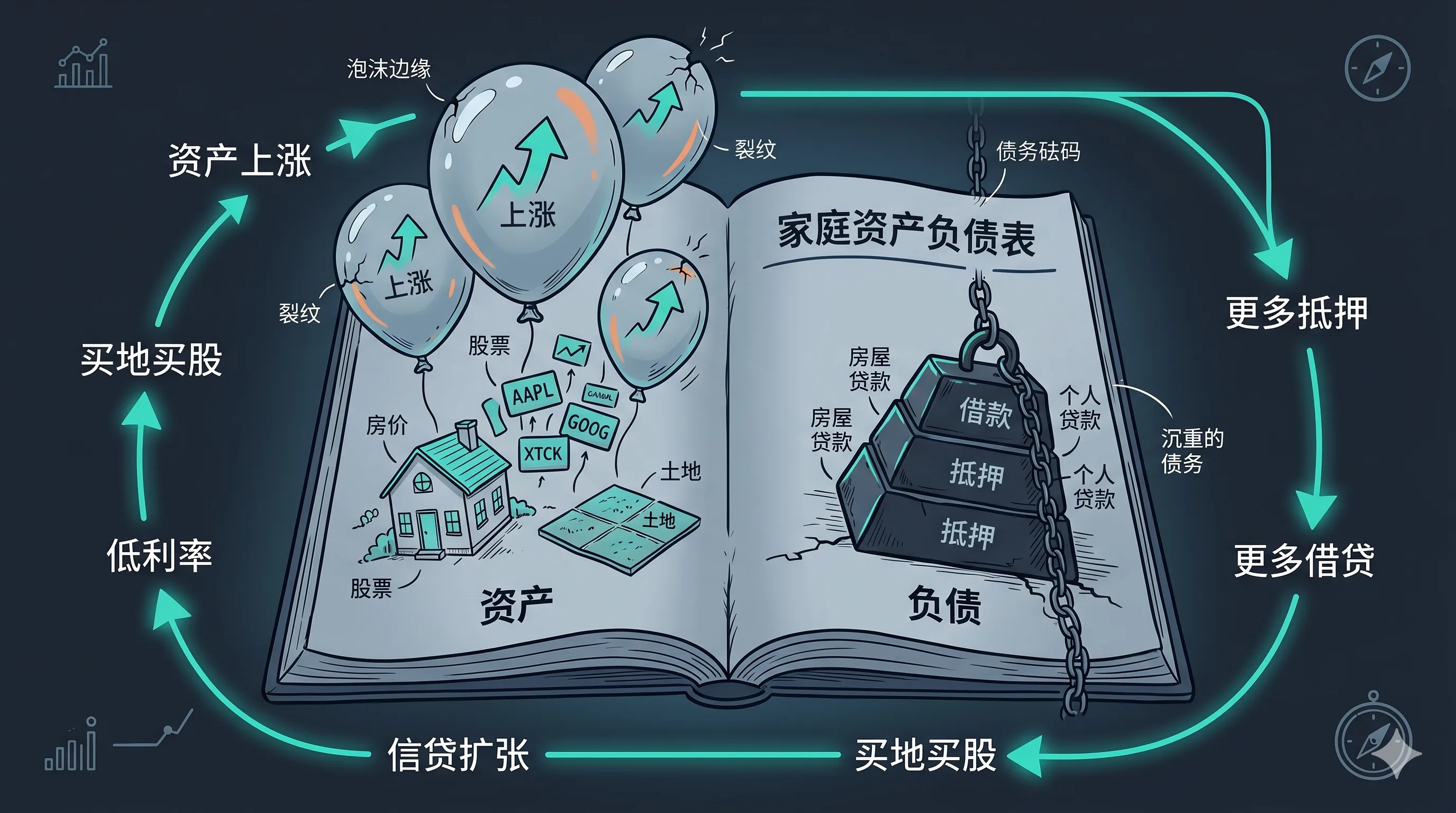资产上涨如何把债务伪装成财富