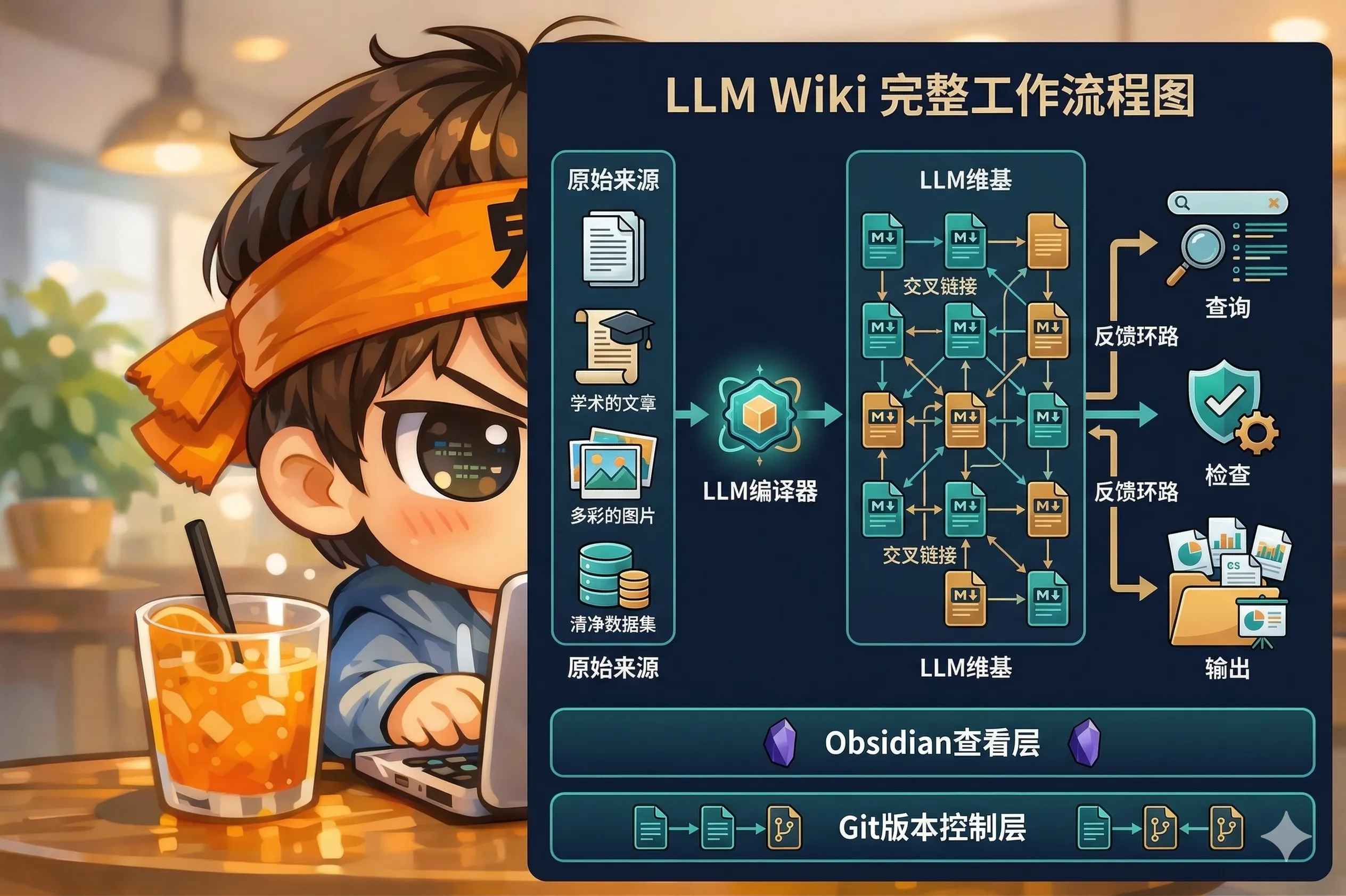 LLM Wiki 完整工作流总览