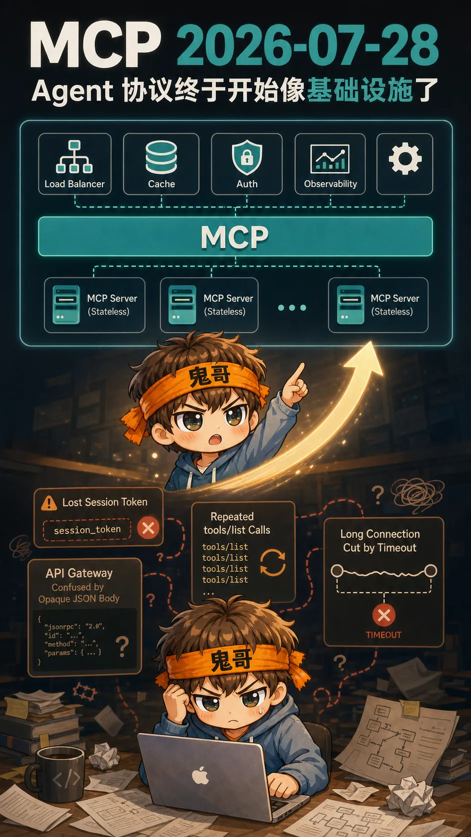 MCP 2026-07-28 从插件协议走向基础设施协议