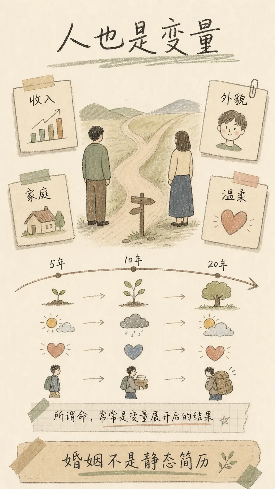婚姻里人也是变量
