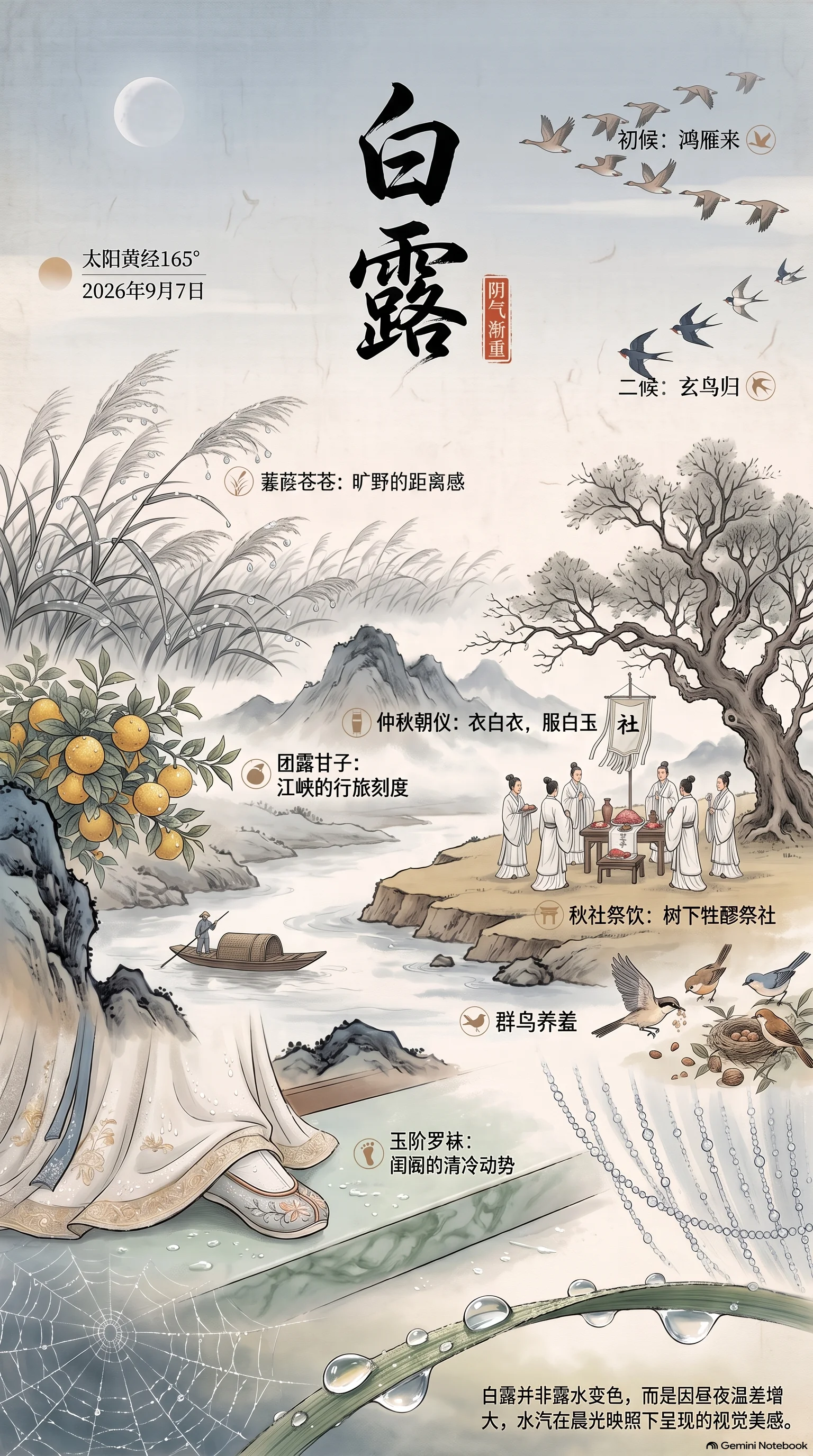 白露 · 2026 信息图